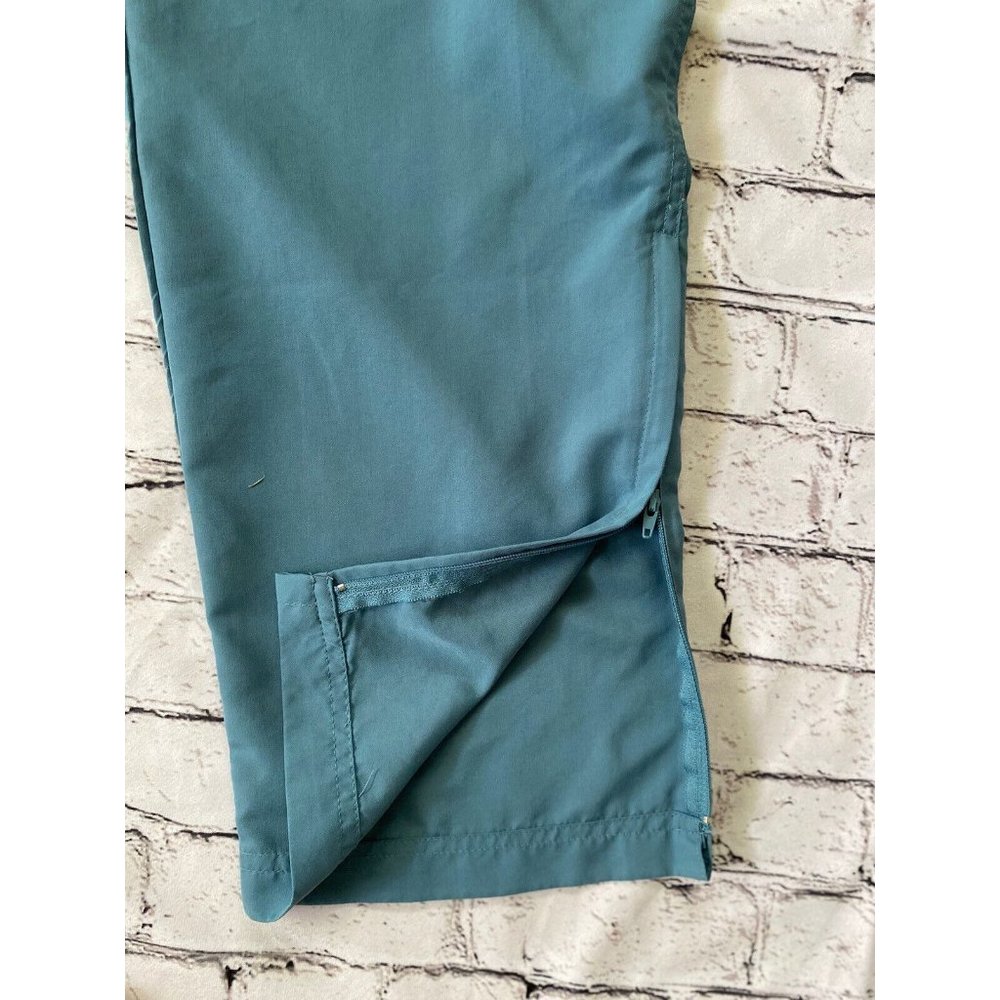 Women's Vintage Izod‎ Two Piece Hooded Track Suit Green Jacket Small Pant Medium - Picture 7 of 16